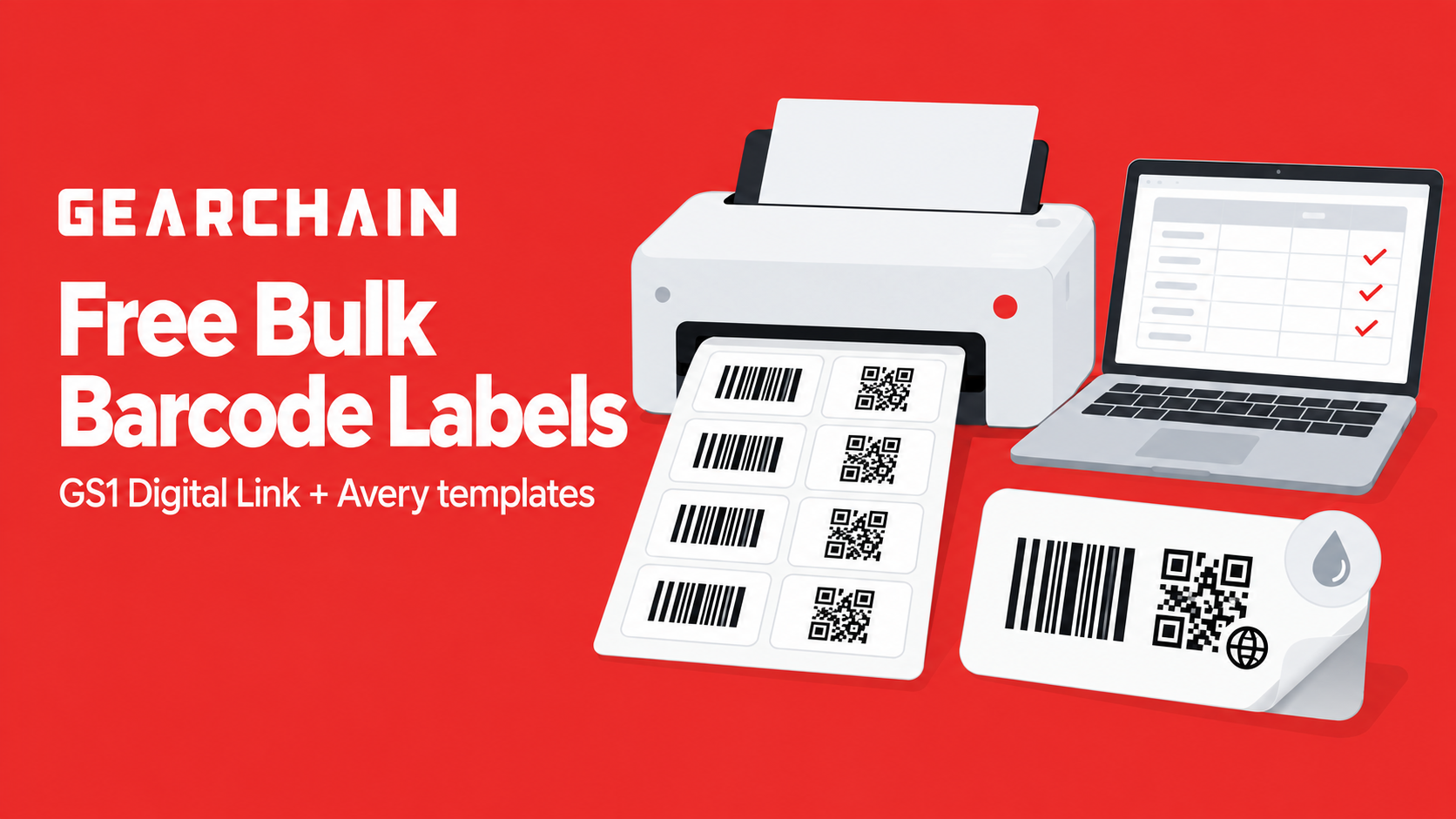 One Free Tool for Bulk Barcodes, GS1 Digital Links, and Avery Labels